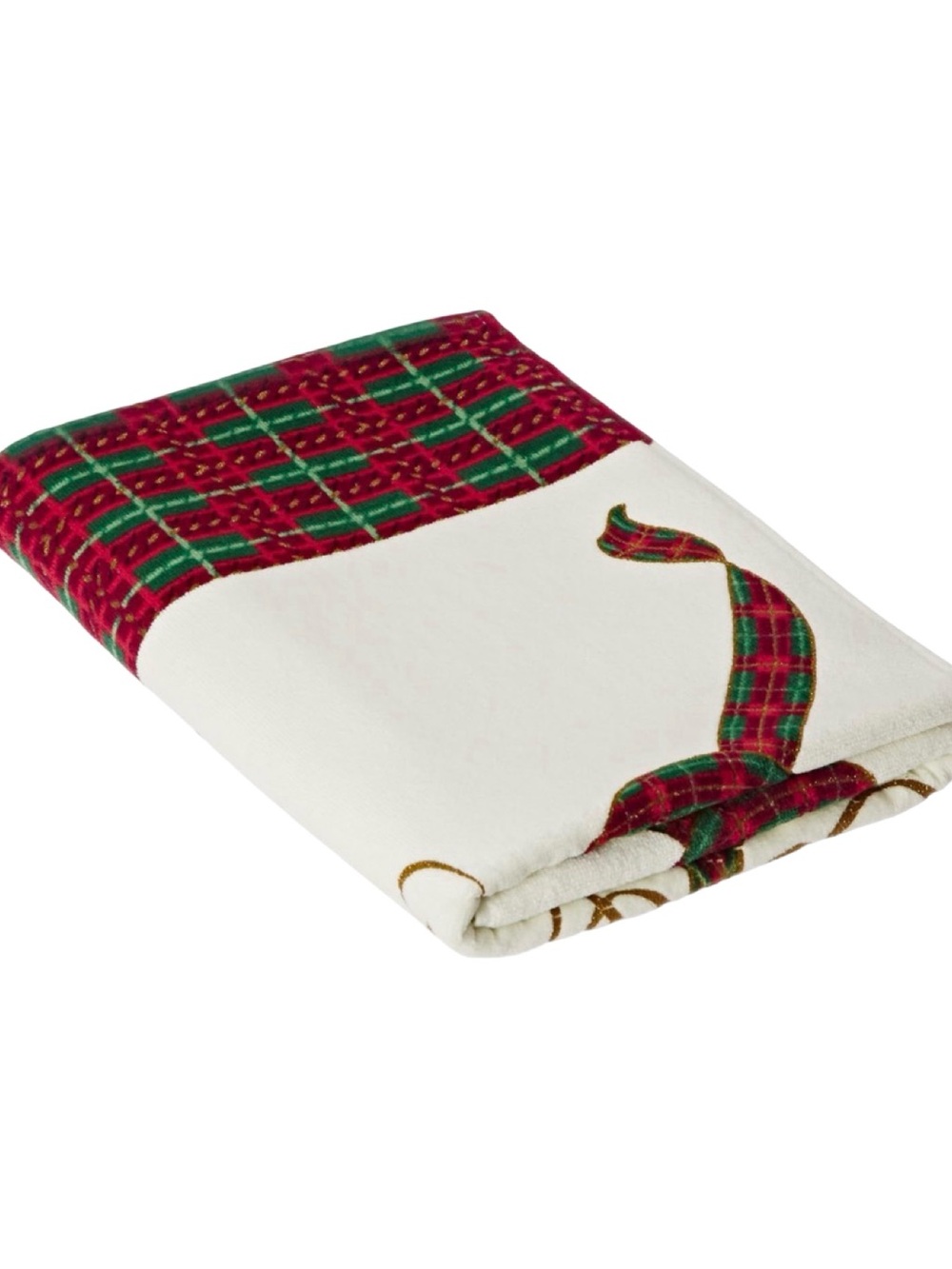Lenox Set of 2 Holiday Nouveau Finger Tip Towels Traditional Christmas - Picture 3 of 8